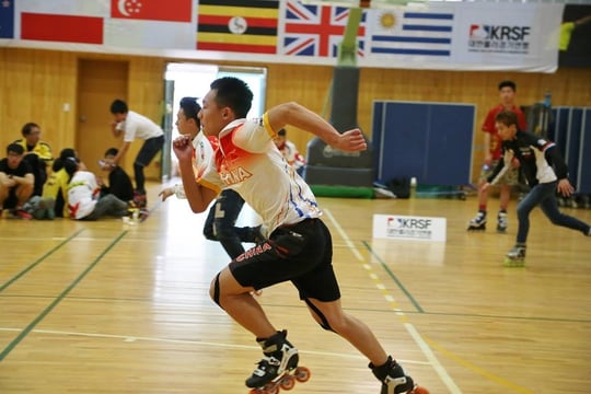 Speed Slalom competition in Namwon 2015 by Carroll Wong