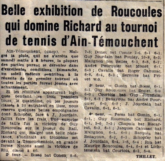 Remerciements à J.M. GIRARD