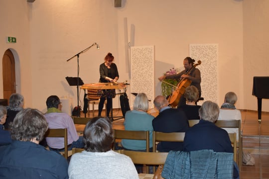 29. Oktober 2021: ZeitverLUST – Barbara Schirmer – Hackbrett und Carlo Niederhauser – Cello