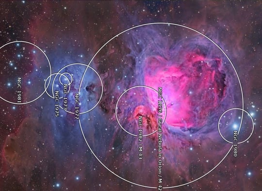 La grande nébuleuse d'ORION