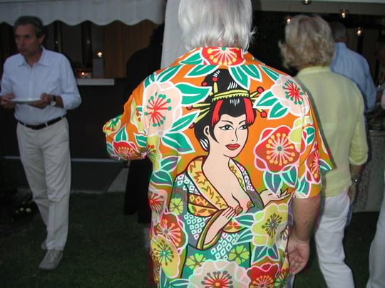 02 07 09 CAMICIA CAPEZZOLATA IN COTONE ABBINATA RIGOROSAMENTE A BERMUDA.