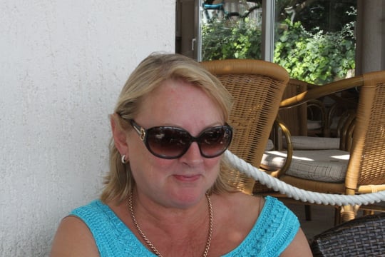 Unsere irische Freundin Helen.