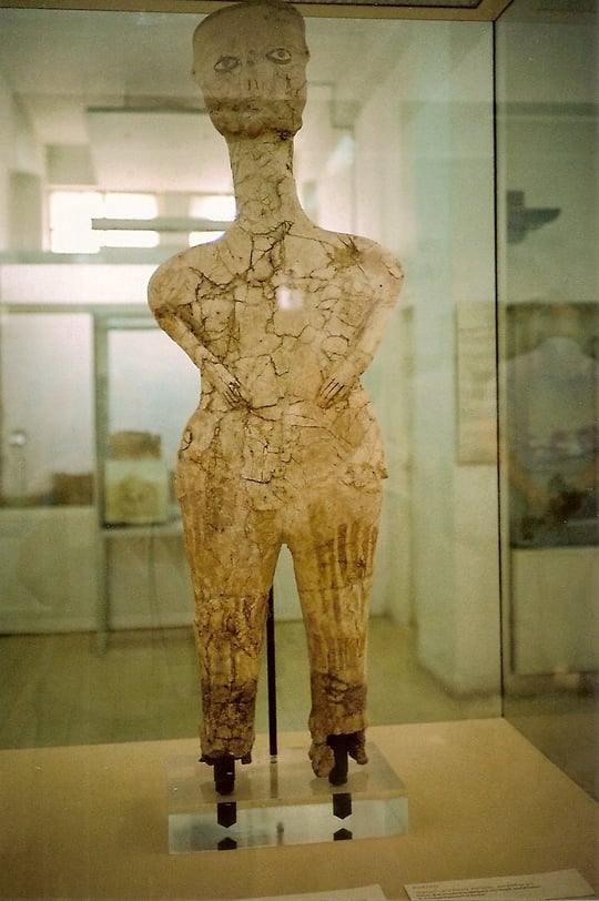 Die älteste nachgewiesen Figur in Jordanien.