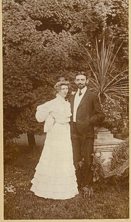 Schwester Else mit Ehemann