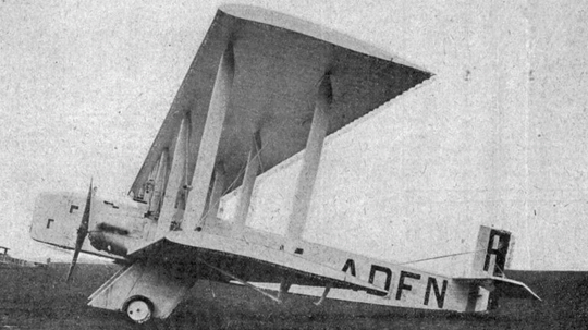 Farman 61 de Pierre Saint Roman et son équipage.