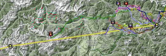 Bewegung zum Piz Palü