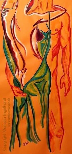 Titel: Soirée, Aquarell auf Tonpapier, 2014, www.artboxmunich.de