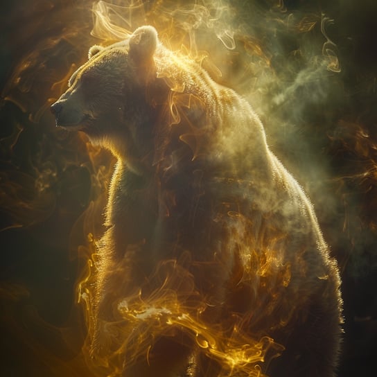 Das Krafttier Bär wird oft mit Stärke, Mut und Schutz assoziiert.