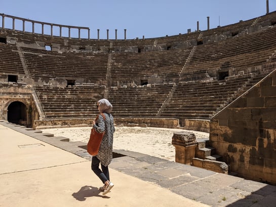 Erkundung der historischen Stätte