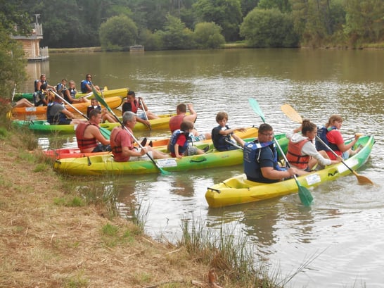 canoe etang de bazange dordogne