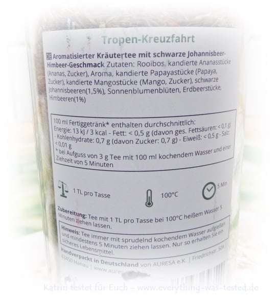 Zutaten und Zubereitung