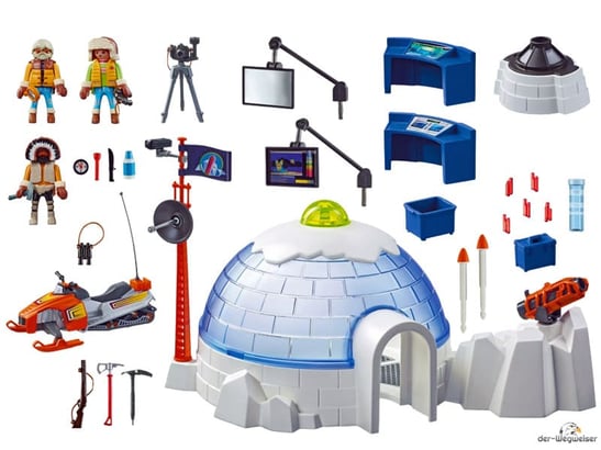 Im Paket Playmobil 9055 sind über 85 Teile enthalten. 