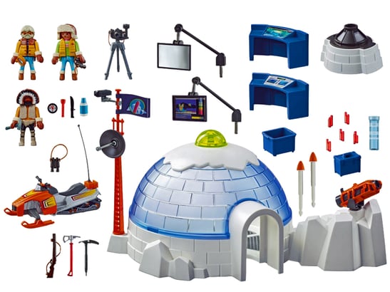 Im Paket Playmobil 9055 sind über 85 Teile enthalten. 