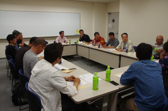ビワマストローリングのガイド方が一同に会して、6月5日のイベントと組合の設立について協議が重ねられた