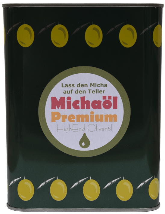 Michaöl Premium HighEnd Olivenöl ist ein mehrfach prämiertes einzigartiges natives Oleum Olivarum für Speisen und Salate