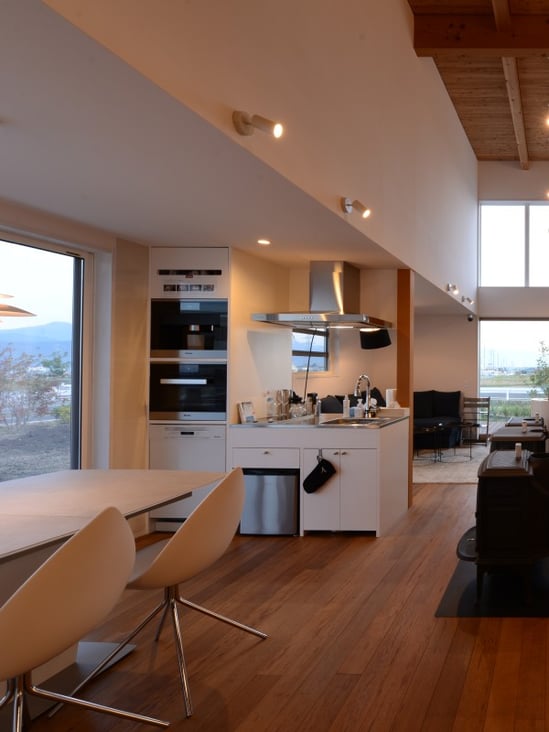 山形の家（山形村）　アフターケア　長野県松本市・安曇野市の建築設計事務所　建築家　丸山和男　住宅　ヤマショー安曇野ショールーム　ミーレ（Miele)コーナー