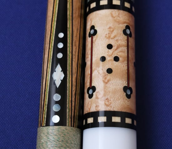 ドットの例。タッド（左）およびクレイン（右）