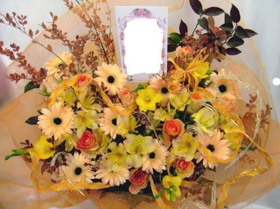 御祝フラワーアレンジ