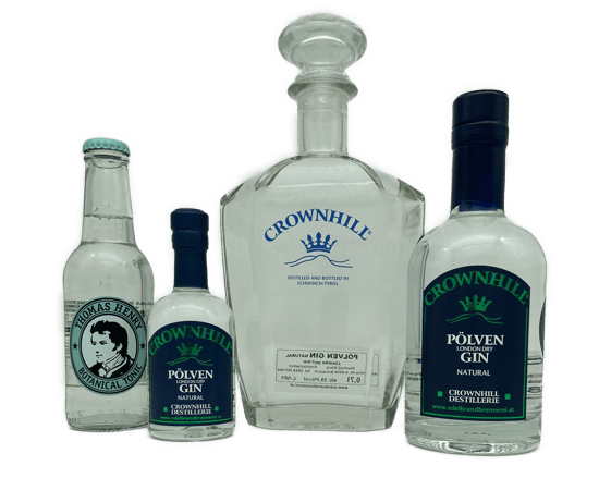 London Dry Gin, Gin aus Österreich, Crownhill Destillerie, österreichischer Gin, Longdrink, Tonic Water, Falstaff 87 Punkte 2021