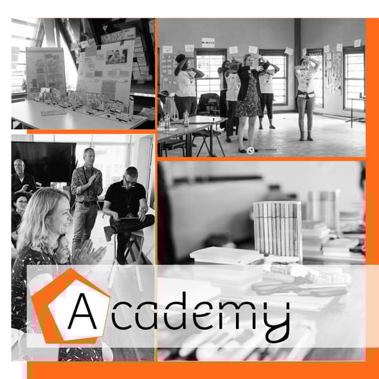 Academy - Christine and Wiebke during a Design Thinking Workshop