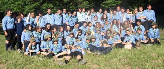 Foto di gruppo al Veio