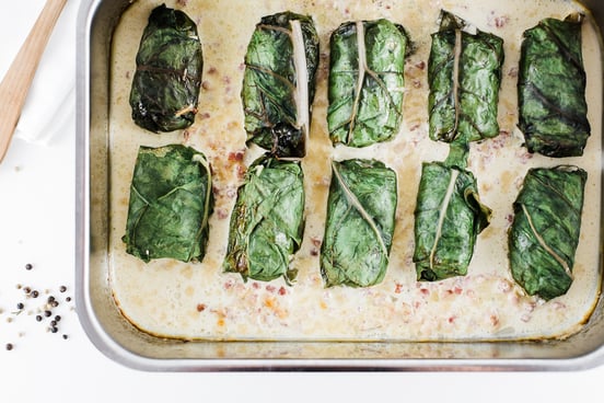 Zucchini an Parmesan.