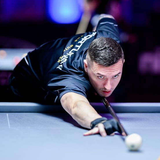 ポーランドトップ勢の一人、M・フォルトゥンスキ　© 2025 wnt. / matchroom pool