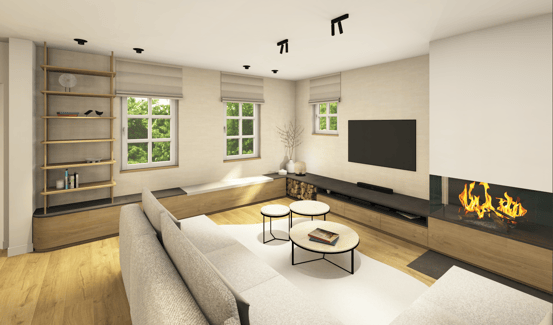 Projet d'une nouvelle construction en Province du Hainaut par l'agence de Décoration Marie's Home
