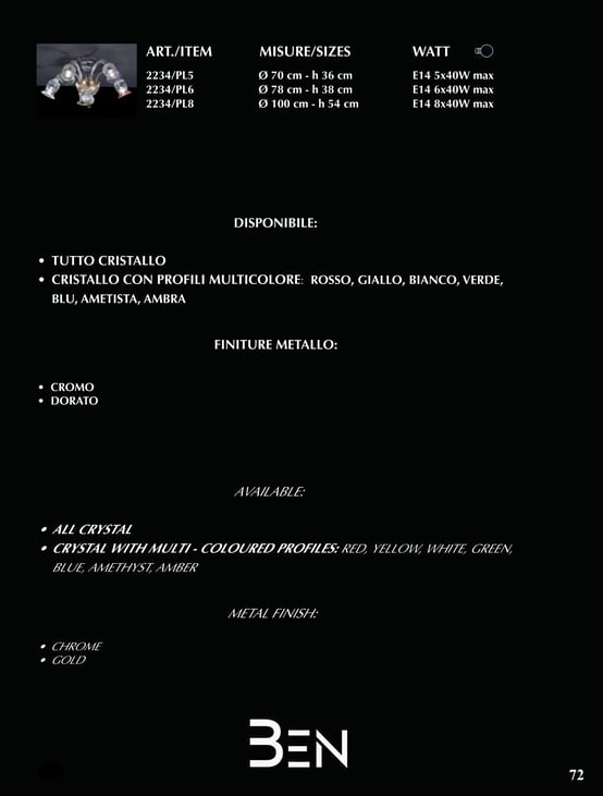 plafoniera-murano-michelle-6-luci-trasparente-ambra