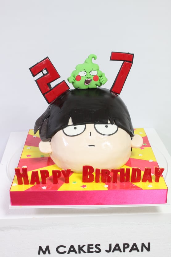 #モブサイコ100 #モブ #エクボ #アニメ #スペシャルイベント #mobpsycho100 #manga #anime #animecake #mangacake #アニメケーキ #キャラクターケーキ #japanesemade #🇯🇵