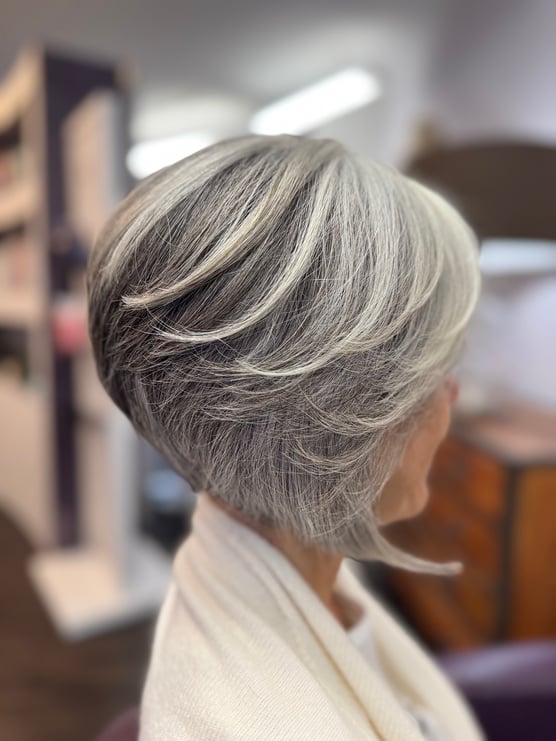 Schönes Haar im besten Alter