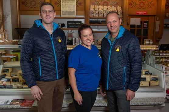 v.l. Lukas Albisser, Doris Bieri & Simon Duppenthaler