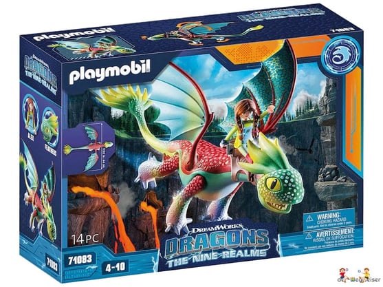Bei der Bestellung im Onlineshop der-Wegweiser erhalten Sie das Playmobil Paket 71083 "Playmobil Dragons DreamWorks Dragons".