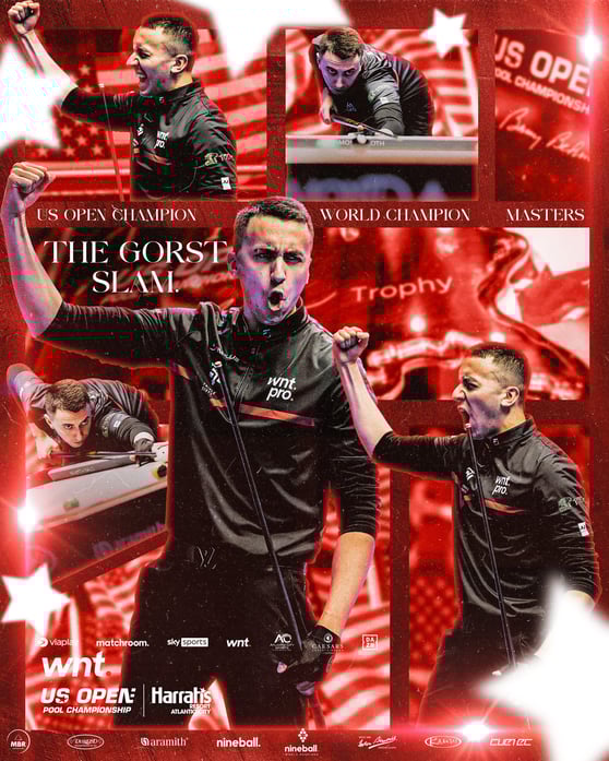 2024年の『マスターズ』『世界選手権』『USオープン』のWNT.3冠を達成したF・ゴースト（アメリカ。出身はロシア）