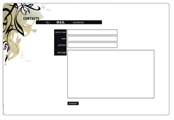 page contact du site femme du sud