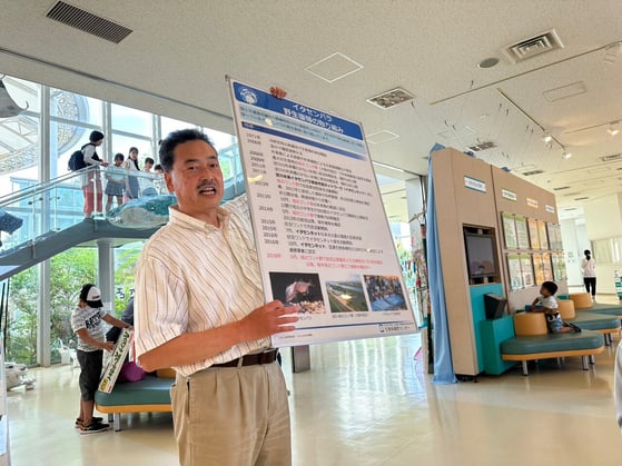 門真市エコイベントでの講演(淀川での活動紹介：山口さん)