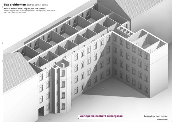 Wohngemeinschaft Selzergasse - Bestand vor dem Umbau