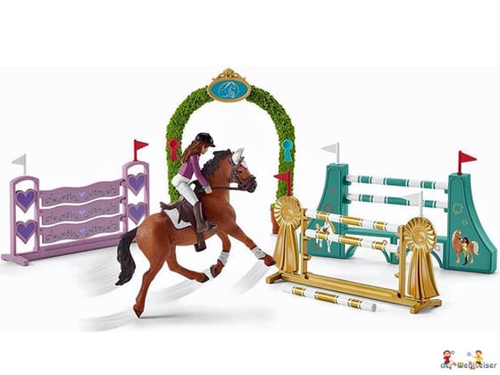 Die Besonderheit im Schleich Paket 42440 sind die vielfältigen Spielfunktionen und das umfangreiche Zubehör.