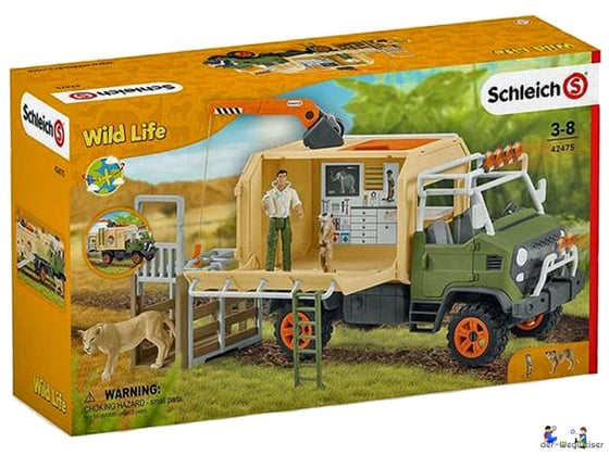 Bei der Bestellung im Onlineshop der-Wegweiser erhalten Sie das Schleich Paket 42475 "Grosser Truck Tierrettung".