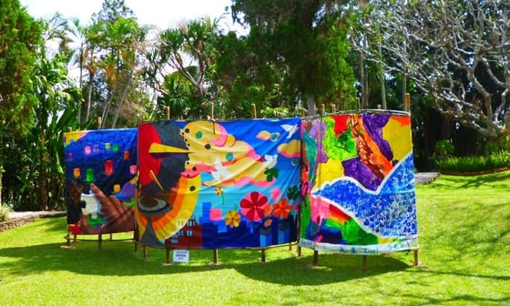 バリ島でのインスタレーション