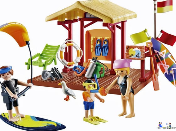 Besonderheiten im Playmobil Paket 70090 sind die zwei Boards.