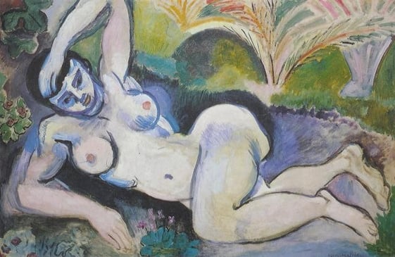 Nu bleu - souvenir de Biskra - H. Matisse