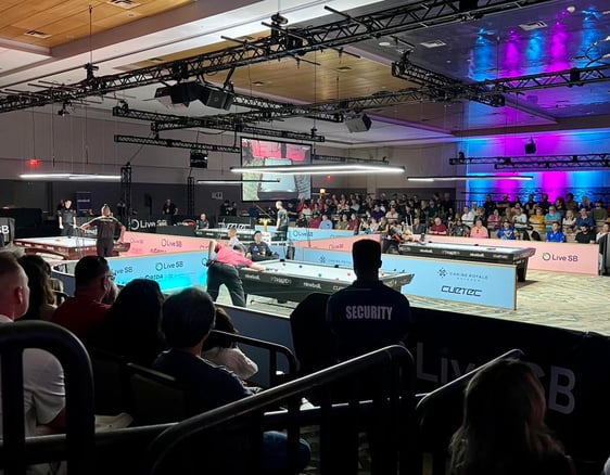 ベスト16 大井直幸 vs A・ヤップの光景