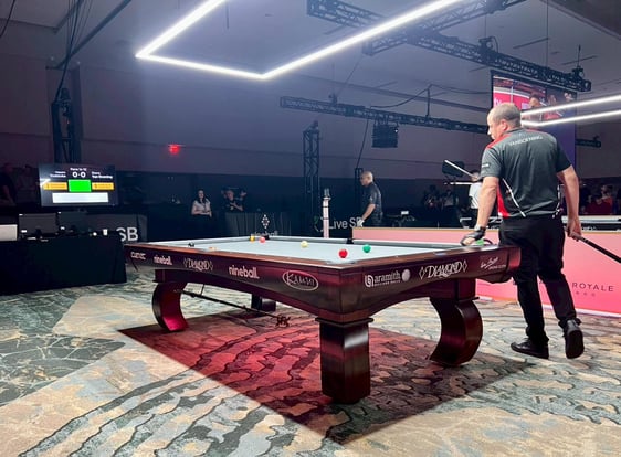 ベスト64 vs S・バンボーニング。選手席から見たバンボーニングの練習風景