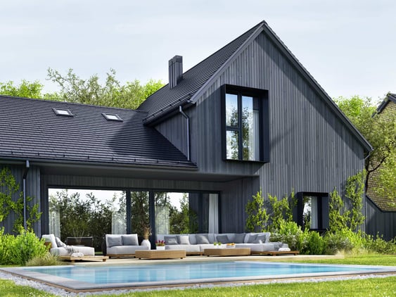 Fassadensanierung (Holzfassade) unter energetischen Aspekten | has-shadow