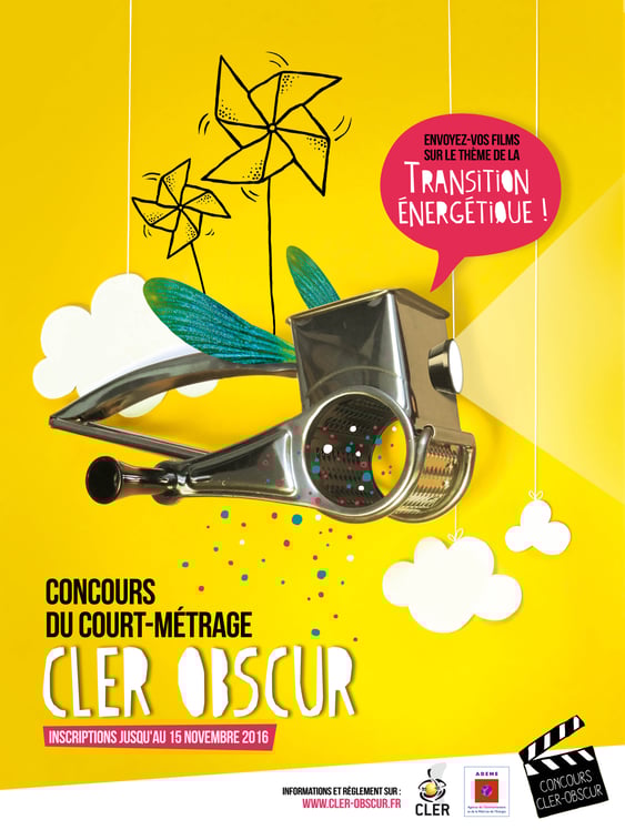 affiche cler obscur concours court métrage affiche rape fromage montage photo transition énergétique