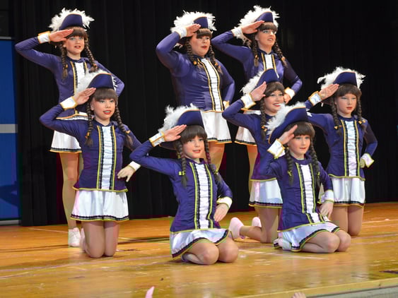 Gardetänzerinnen des DJK-SV Wasseralfingen | has-shadow