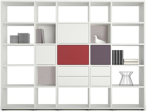 office shelves basic view