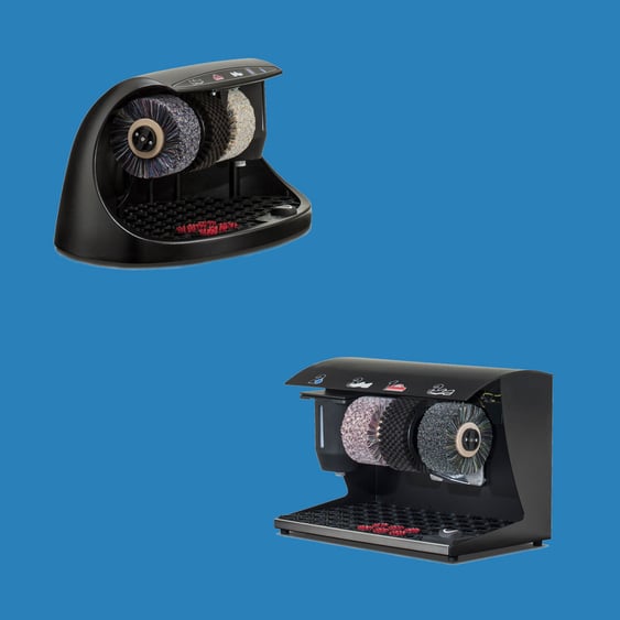 Small shoe shine machines