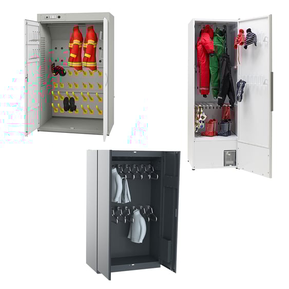 Armario de secado de ropa